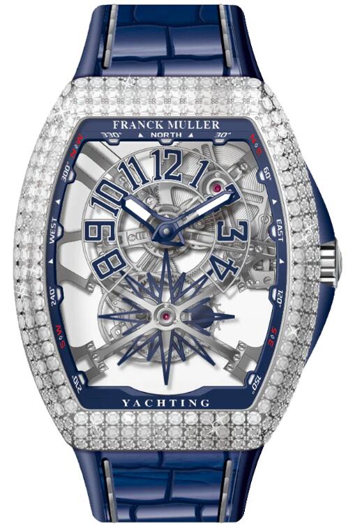 Review Franck Muller Vanguard Yachting Replica Watch V 45 T GR CS SQT YACHT NBR D (BL) (AC) BL. BLC RGE - Click Image to Close